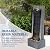 Dephet 50"H Water Fountains Outdoor, Large Garden Water Fountains and Waterfalls Outside, Indoor Floor Standing Resin Fountain Features W/Pump LED Light Cobbles for Patio, Backyard, Deck, Porch, Home
