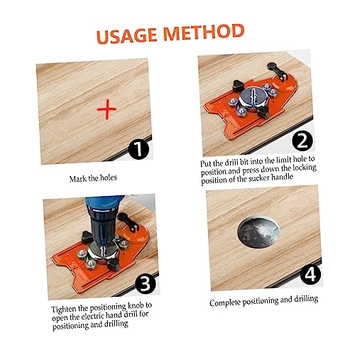 Porta punzones broca bench guía de agujeros localizador de aperturas localizador de centrado guía de corte Ladrillo Poseedor soporte accesorio perforar planchar - imagen 3