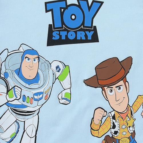 Image of Disney Toy Story Woody Buzz Lightyear Boys Short Sleeve T-Shirt and Shorts Set for Toddler Little to Big Kids