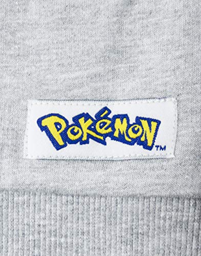 Pokemon Boys Hoodie Zip Up Grey Long Sleeve Hooded Sweater 5-6 Years #TOP4