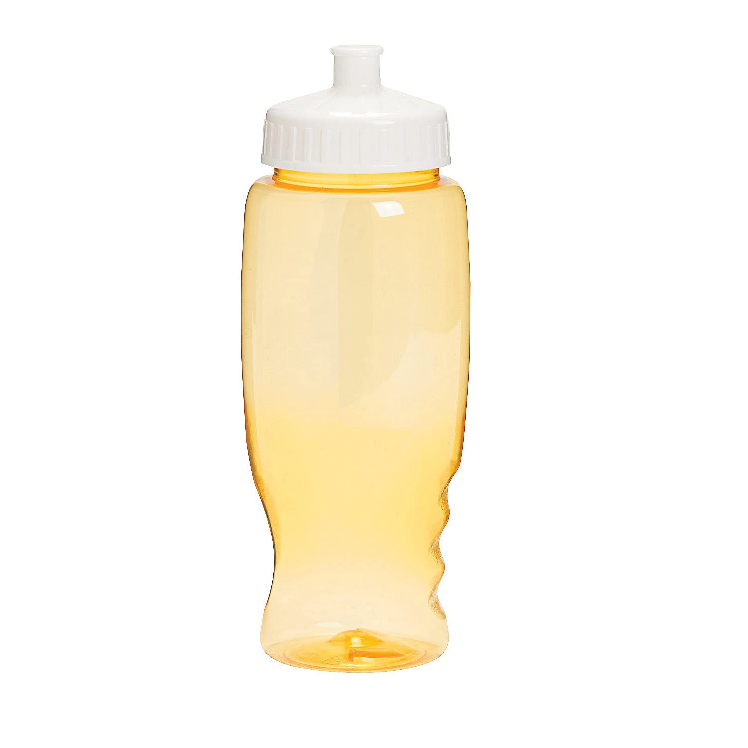 Fun Express 27 oz Yellow Plastic Water Bottles - 50 Pieces