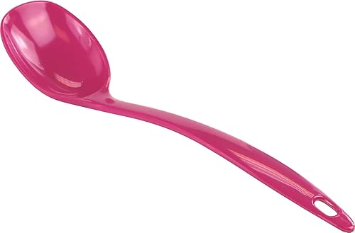 Miniatura 6 de Reston Lloyd Juego de 6 cucharas de cocina para servir, untar, mezclar, resistentes al calor, sin BPA, melamina de 11 pulgadas con mango ergonómico,