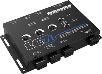 AudioControl LC7i Black 6-Channel Line Output Converter with Bass Restoration