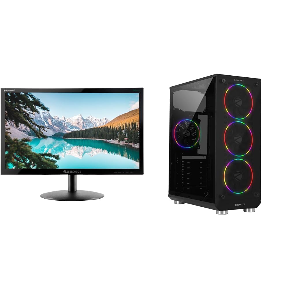 ZEBRONICS Zeb-V19Hd 18.5 Inch (46.99 Cm) Led Monitor with Supporting Hdmi, Vga Input, Hd 1366 X 768-image-32