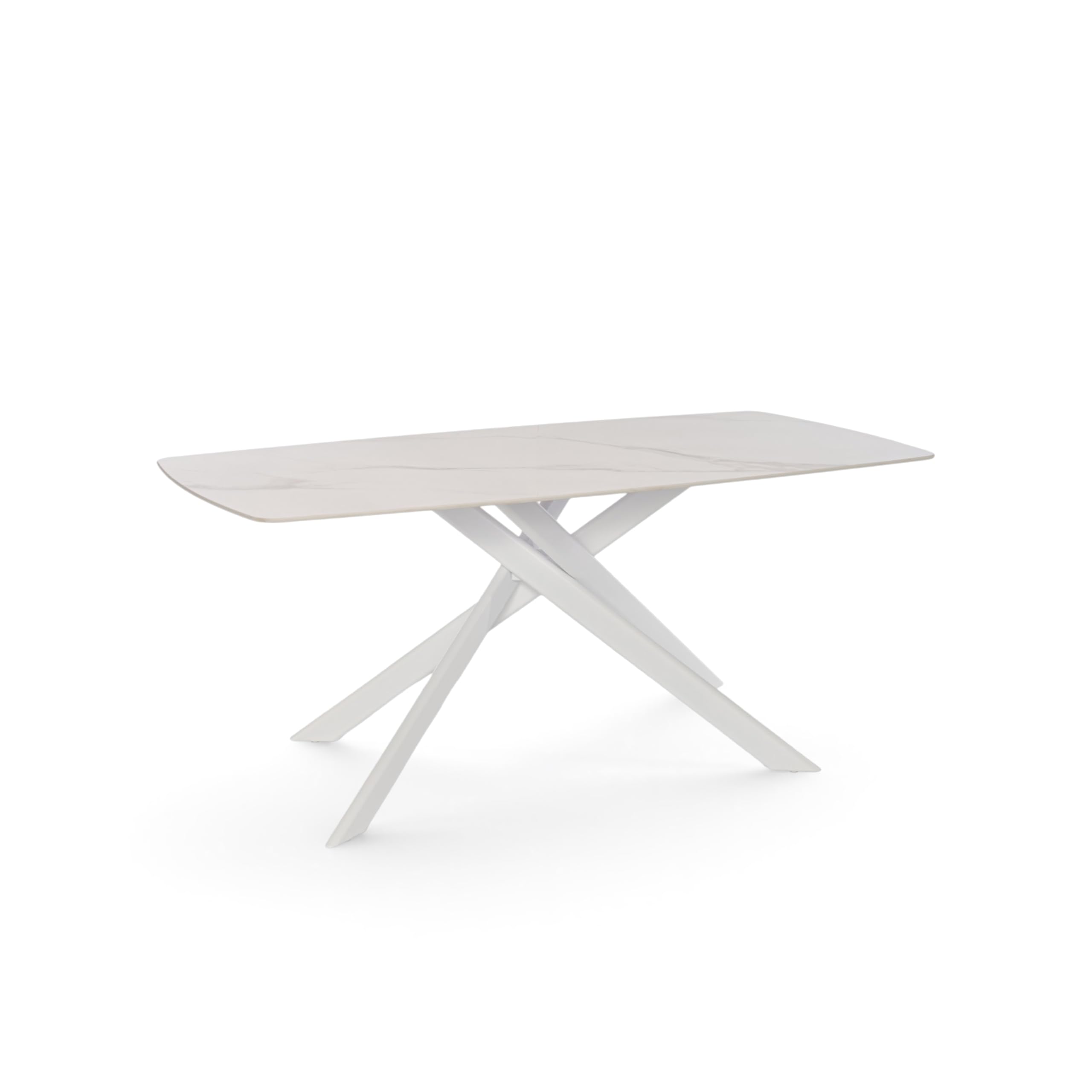 KONTE.DESIGN Tavolo SAINT FLORENT, Ceramica Calacatta Oro, 180x90x76
