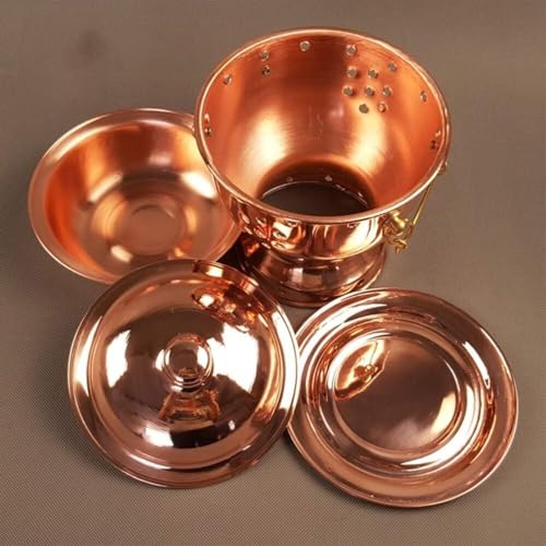 Olla caliente de cobre para hot pot 16x16 cm miniatura 6