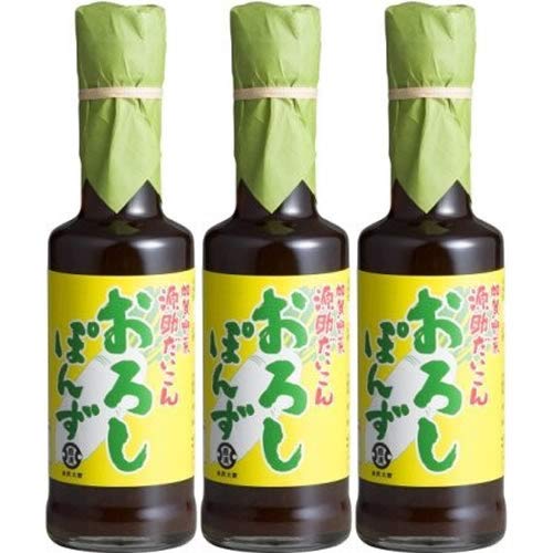 Amazon.co.jp: 直源醤油 源助だいこんおろしぽん酢 200ml×3個 : 食品