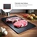 LIFKICH Auftauplatte Nicht Verformbar aus Aluminiumlegierung für Schnelles Auftauen Küchenaccessoire von Schweinekotelett und Rindersteak als Einweihungsgeschenk