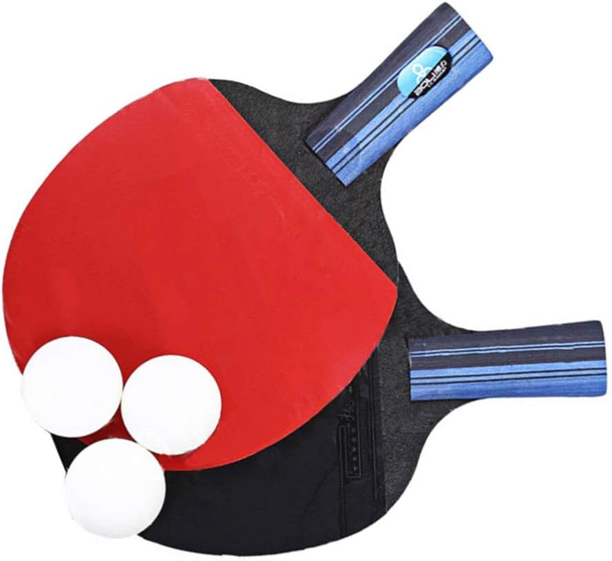 Table Tennis Paddle Racket Set for Tournament Indoor Outdoor Play