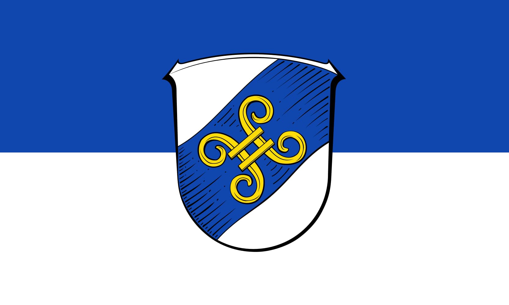 Drapeau large Breidenbach pour mairie et espace public de la commune