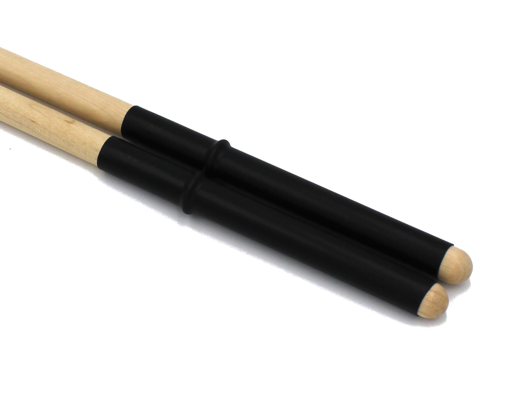 Drumstick Grips, Anti Slip Drumstick Wrap for Drumming, Adjustable Stick Rings Personalized Fit (Black)