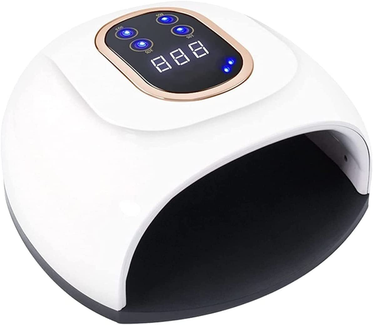 Dfhesdfd One Color 158W Faster Nail Dryer For Gel Polish With 4 Timersetting