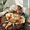 Firmiso Boho Elephant Throw Blanket 50x60 | Soft Cozy Fleece Blanket for Couch, Sofa, or Bed | Mandala Elephant Decor for Living Room | Unique Gift for Women, Family, or Friends #1
