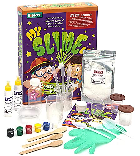 Bhavik Explore. Explore | STEM Learner | My Slime Lab (Learning & Educational DIY Activity Toy Kit; for Ages 6+ of Boys and Girls)