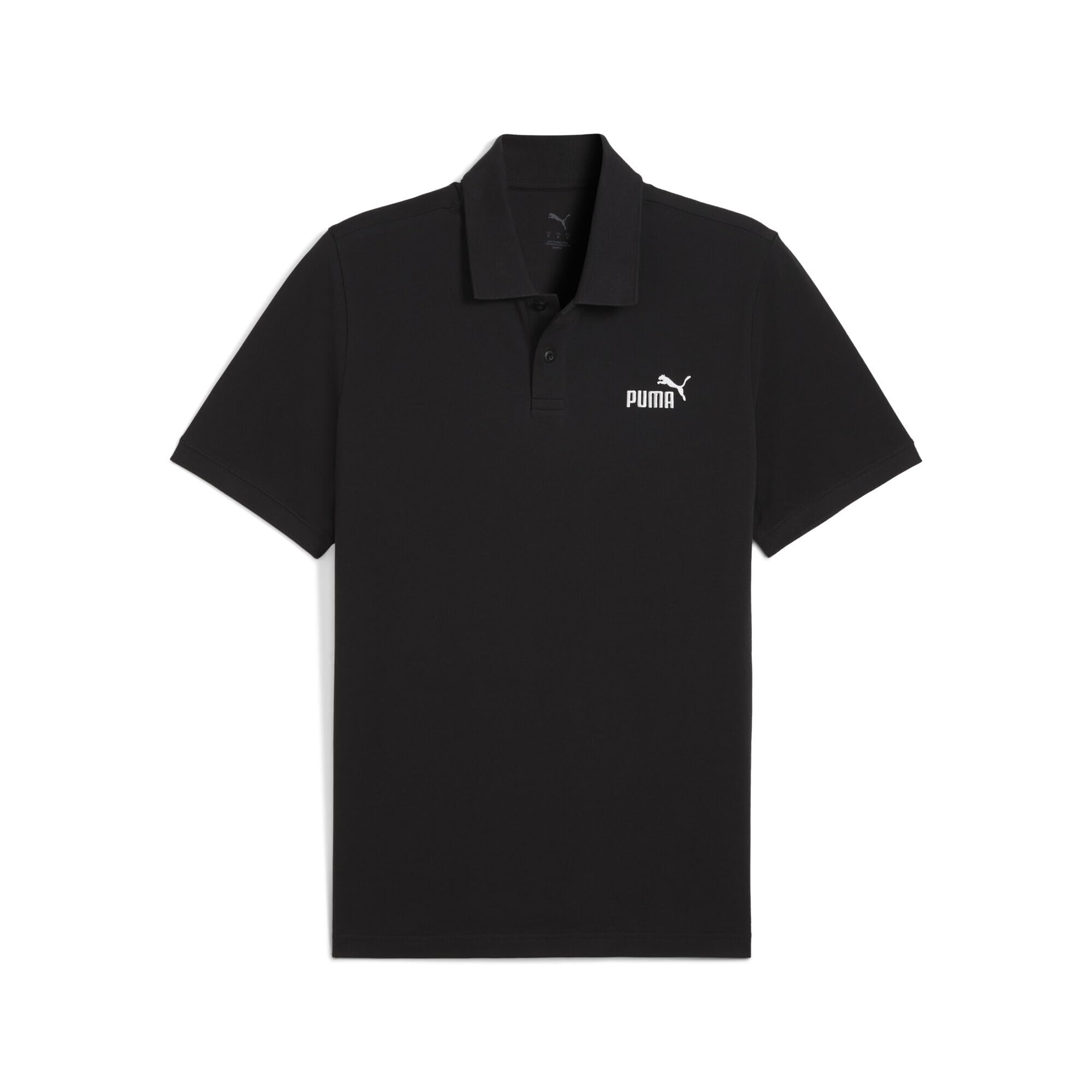 Puma Men' White No.1 Pique Short-Sleeve Polo Shirt in Size S, Sports Direct