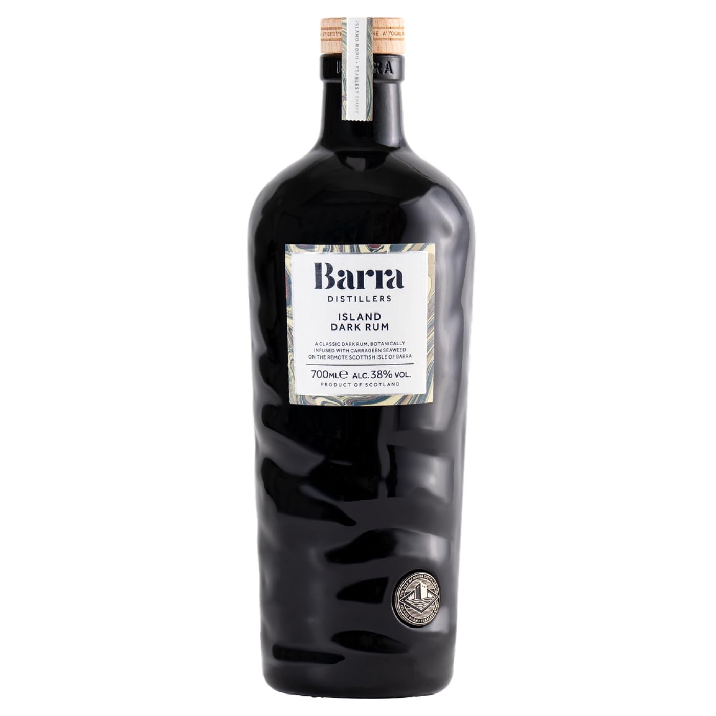 Isle of Barra Island Dark Rum, Scottish Spiced Rum, 70cl, 38% ABV