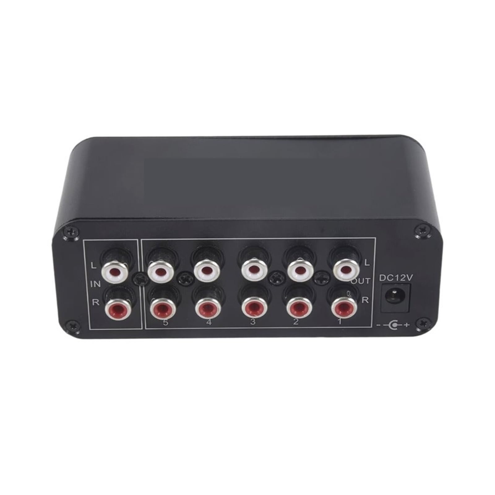 Distributor Stereo Mixer 1 Input 5 Output RCA Splitter for Power Amplifier Active Easy to Use