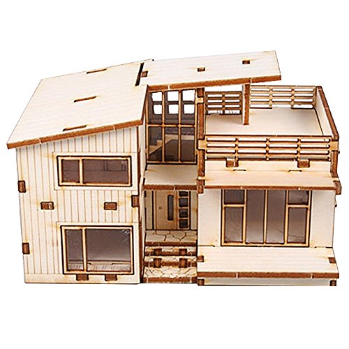 Taj Mahal 3D Puzzle By National Geographic YOUNGMODELER DESKTOP Wooden Assembly Model Kits. (Modern House)