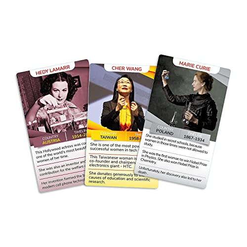Image of Kaizen MicroLessons Card Game Kid Smart Cards. (Greatest Women Ever)