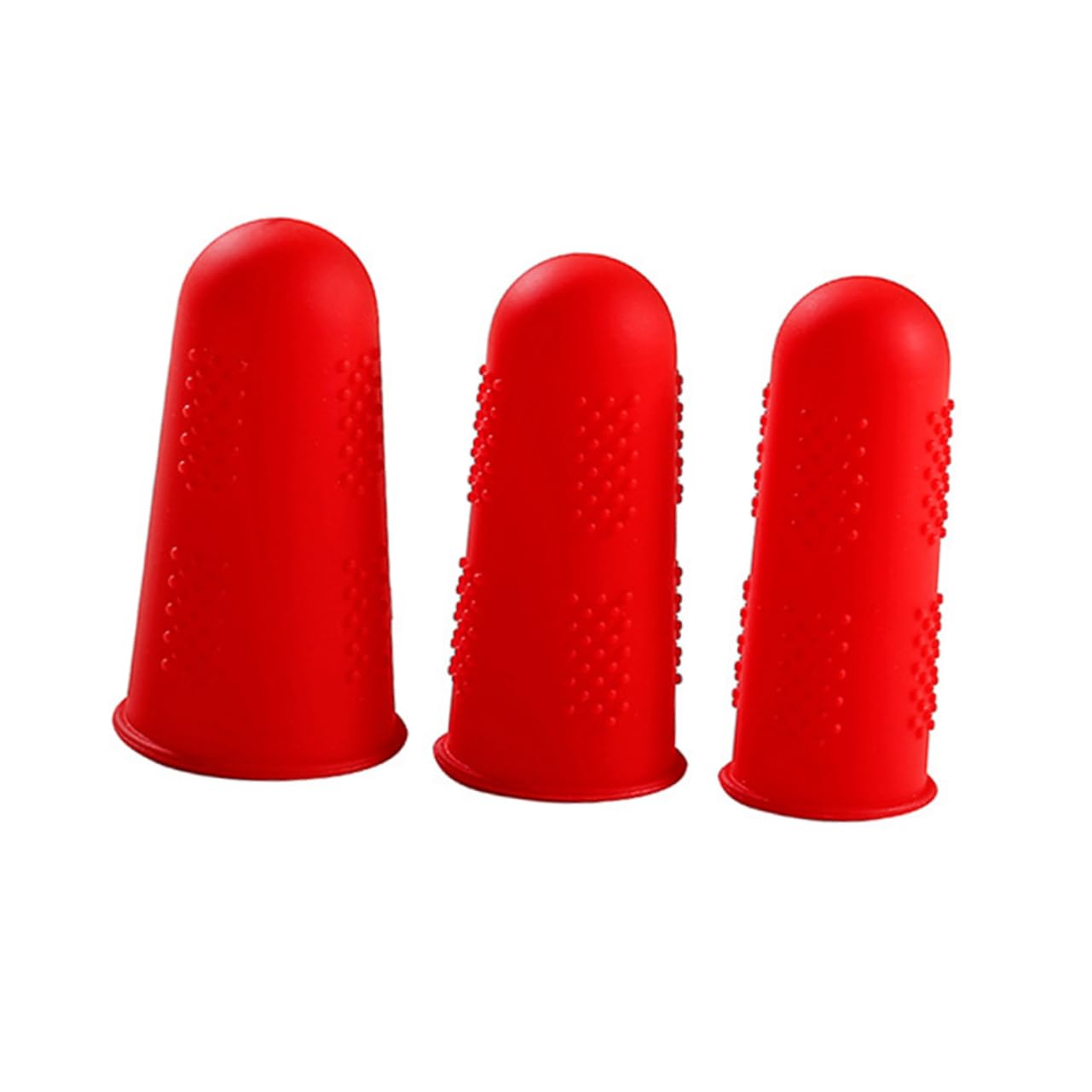 TIDTALEO 15pcs Silicone Finger - Heat Insulation and Scratch for Home Restaurant Use Red Yellow Green