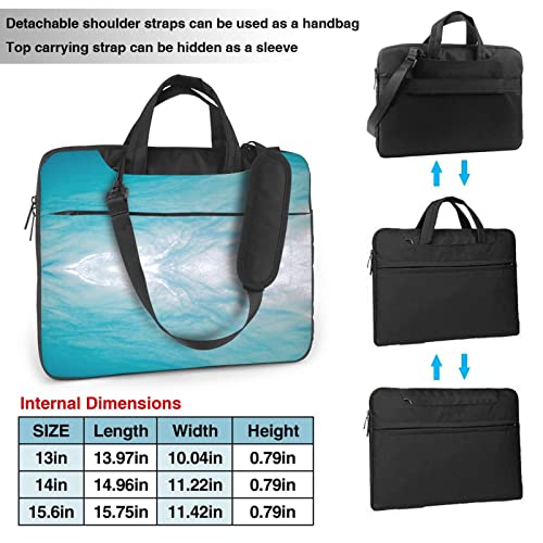 Bolso para portátil con estampado de tortuga marina 15.6 pulgadas miniatura 3