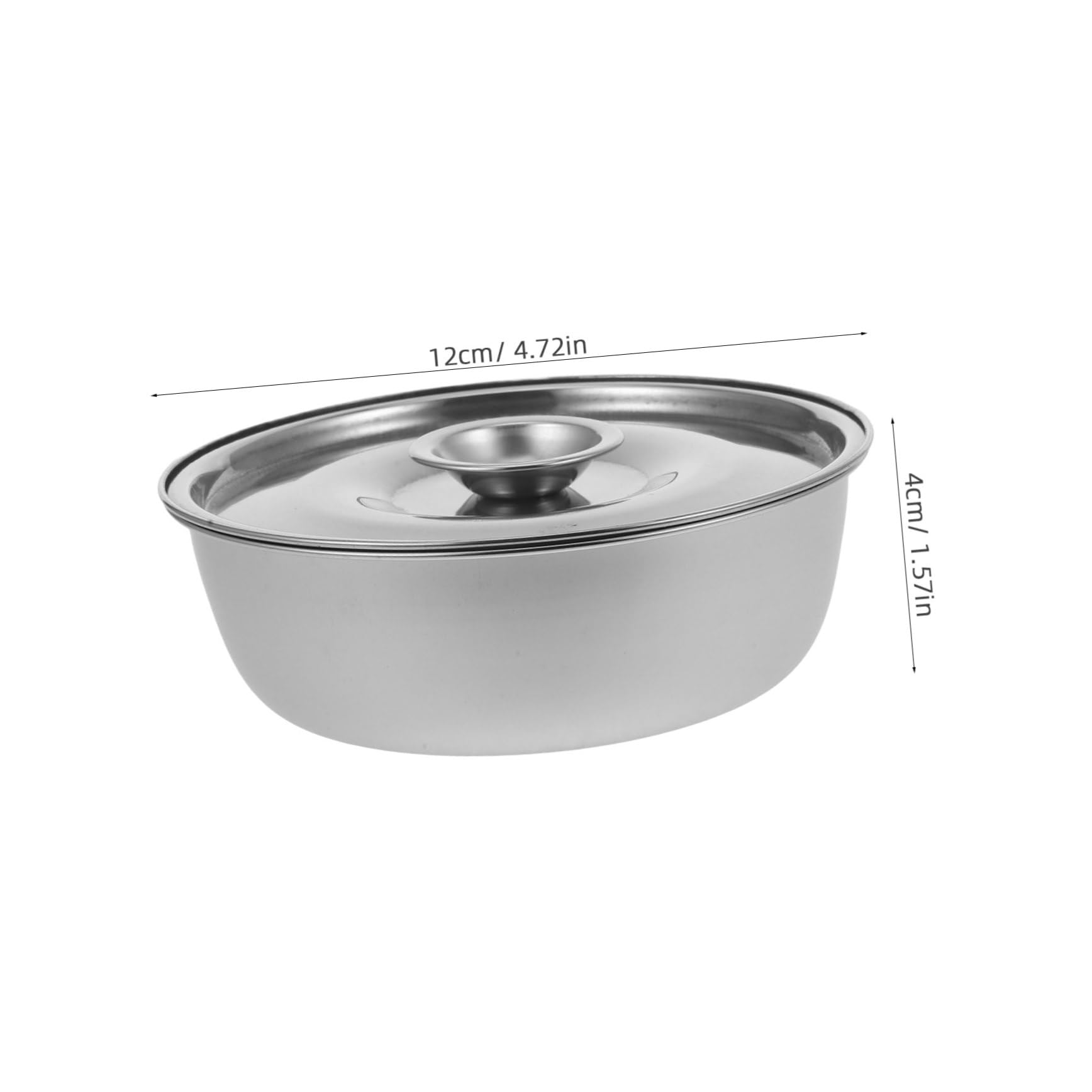 ULDIGI Stainless Steel Bowl with Lid Capacity for Food Soups and More for Home and Kindergarten Use Durable and Elegant Design