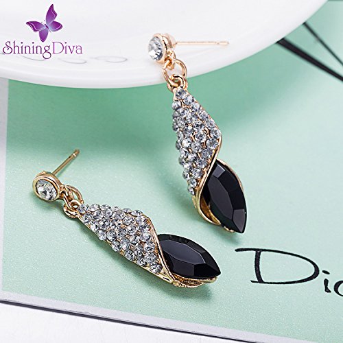 18k Crystal Fancy Earrings
