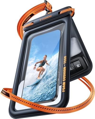 TORRAS IP68 Waterproof Phone Pouch Double Space, Floating Waterpr...