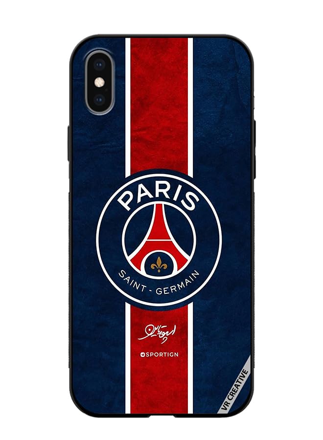 VR Creative Protective Case Cover For Apple iPhone XS Max Paris Saint Germain Design Multicolour
