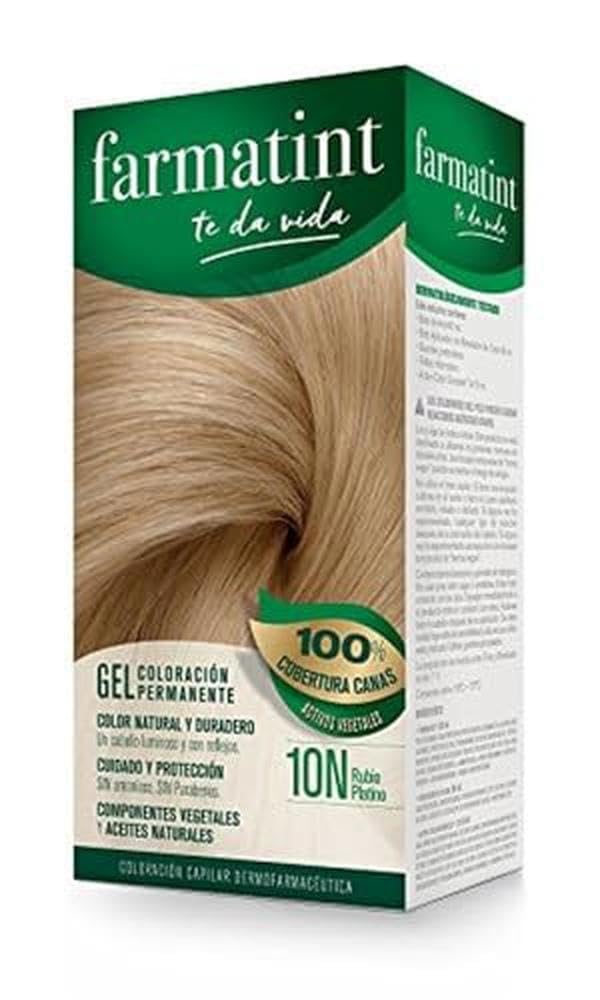 Farmatint Permanent Gel Hair Dye 10N Platinum Blonde