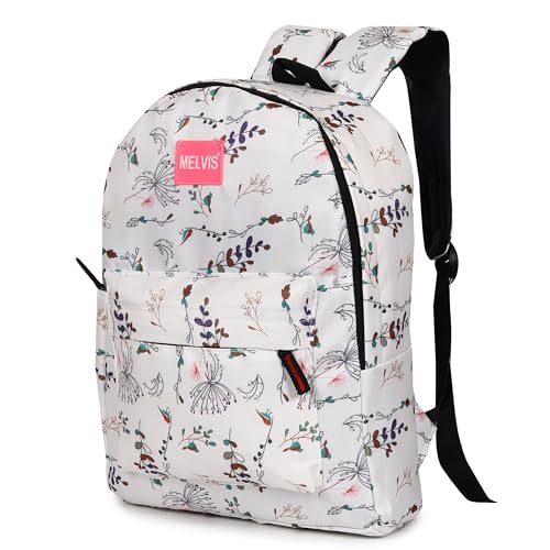 Image of MELVIS 20L Water Resistant Backpack with Bottle Compartment | Lightweight Travel & School Bag for Men, Women & College Students | Trendy Laptop Backpack for Daily Use