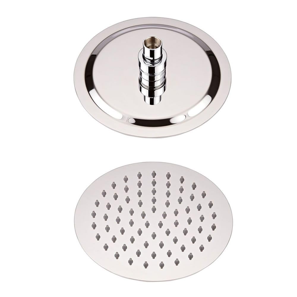 Milano Chrome Mirage 200Mm Round Rainfall Shower Head