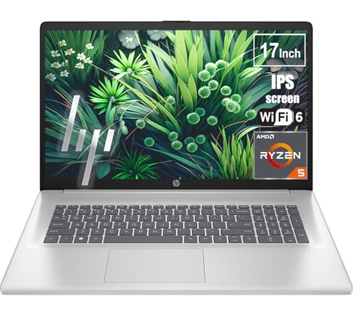 Image of HP 17.3 Inch Business & Student Laptop | FHD Anti-Glare Display | 16GB RAM, 1TB SSD | AMD 6-Core Ryzen 5 7430U (beat i5-1334U) | 8HR Battery | WiFi 6 | AI-Powered Copilot | Windows 11 Pro