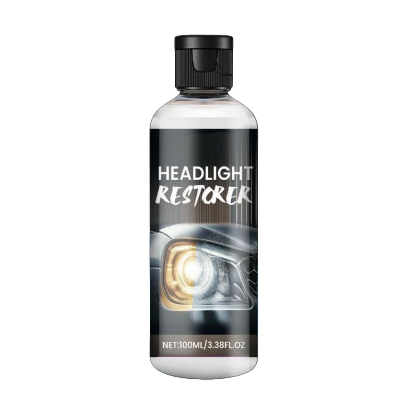 Headlight Restorer Premium 50Gm Bottle|Headlight Cleaner|Automobile Car & Bike Headlight Lens and Glass Restorer Restores Cloudy,Dull,Yellowed Headlights (1)