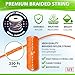 Orange Mason Line String Line - #18 Braided Nylon String - 250 Ft Length - Nylon Twine for Gardening Or Masonry Tools - Perfect Construction String for A String Level, Twine String for Gardening