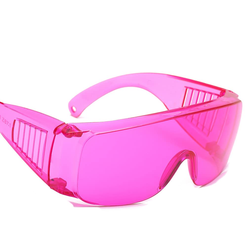 TopHomer Safety Glasses, Protective Lab Goggles UV Resistant Safety-Over Spectacles for Workshop, Laboratory and Construction