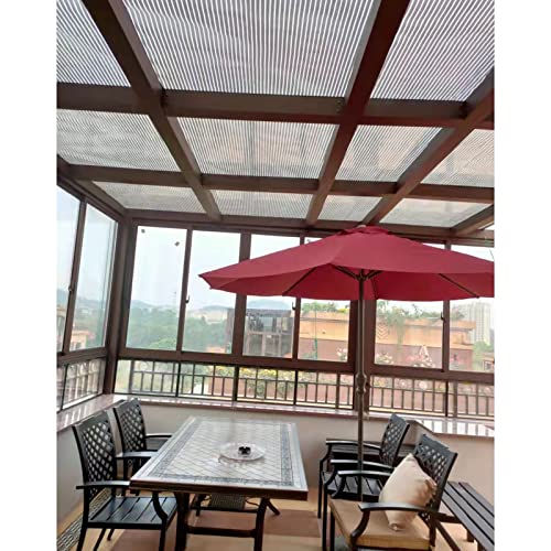 Filet d'ombrage pour le jardin 75% voile d'ombrage en aluminium 6x6m