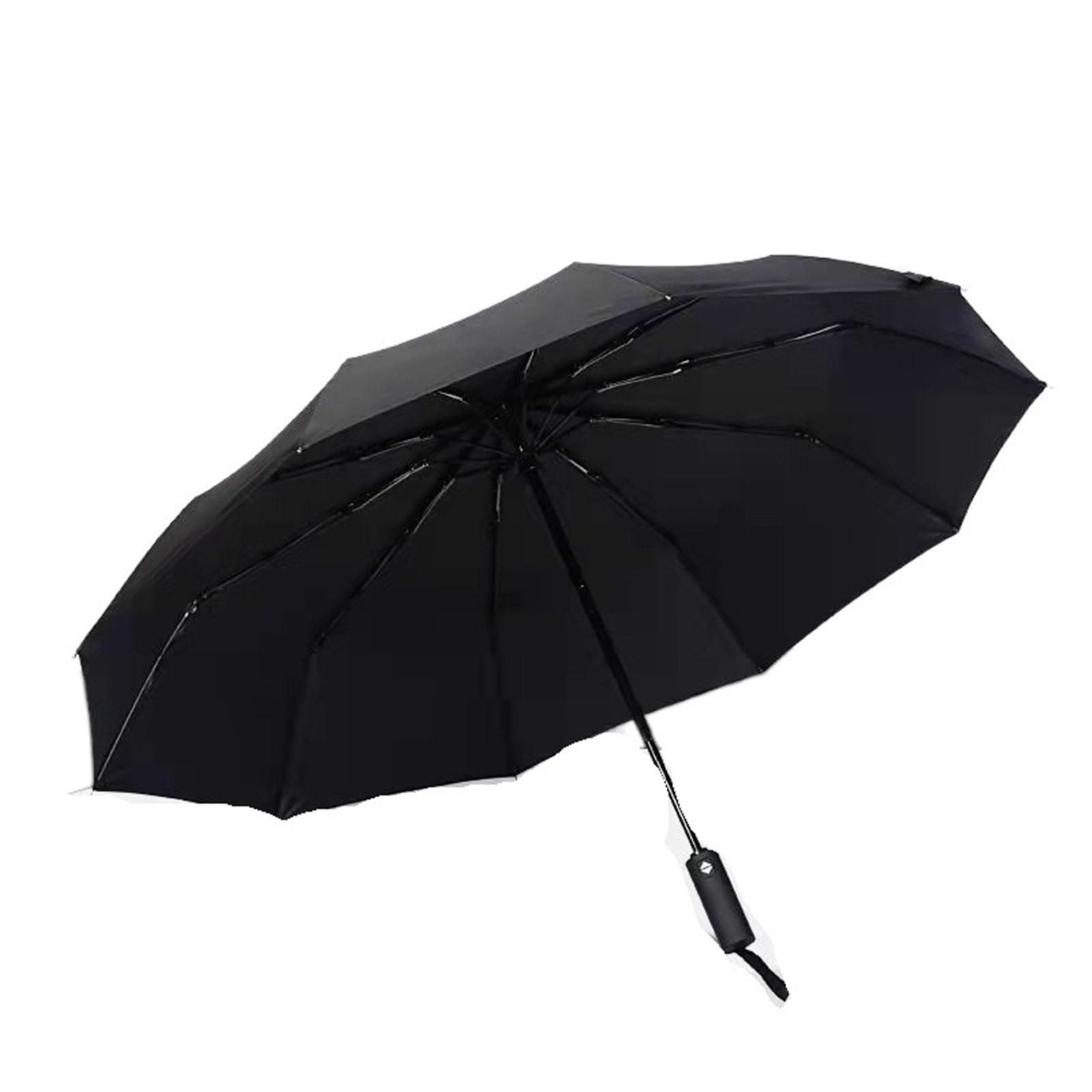 Genérico Paraguas Plegable Automático, Resistente Al Viento, De Tejido De Secado Rápido, Ideal para Viajes Y Negocios
