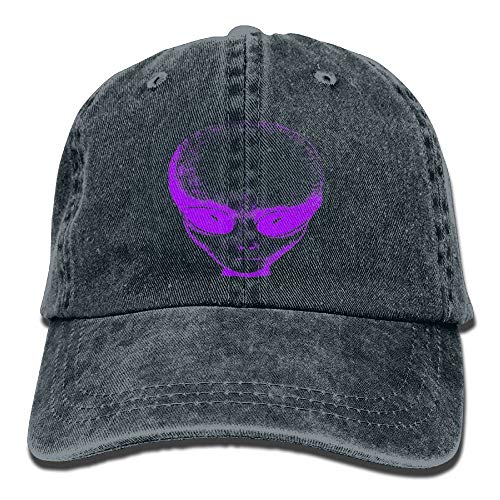 Preisvergleich Produktbild KKAIYA Purple Alien Denim Hat Adjustable Male Low Baseball Cap