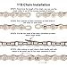 OUKENS 11 Speed Chain, 116 Links Rust Proof Tensile Resistant Sensitive Bike Chain,Bicycle Chain for Road Mountain Folding Bikes,Bike Chain Replacement
