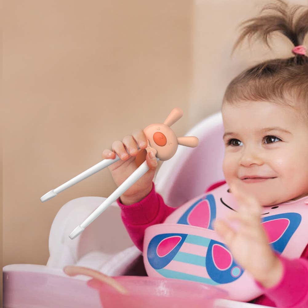 Set Allenamento Bacchette Per Bambini | 2 Confezioni | Con Silicone E Scatola | Riutilizzabile E Facile Da Pulire | Per Imparare A Mangiare - Foto 5