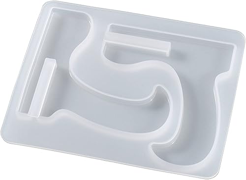 Miniatura 2 de Soporte para teléfono móvil Molde de silicona DIY Asamblea Teléfono móvil Marco de fotos Soporte de cristal Resina epoxi Molde de fundición