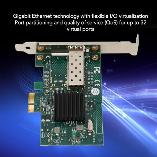 Tarjeta de Red PCIe X1 con Puerto SFP Único 1000Mbps LC para Servidor Linux miniatura 3