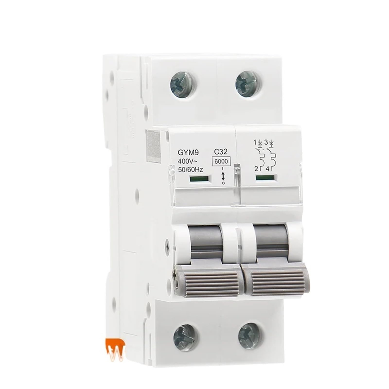 Disjoncteur miniature 2P GYM9 pour rail Din protégeant votre tableau électrique