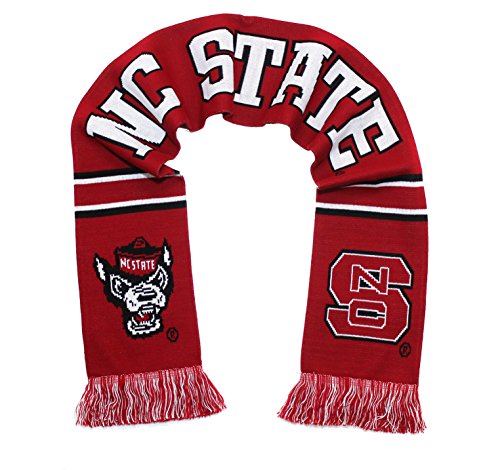 Tradition-Scarves-NC-State-Wolfpack-Scarf-Knitted-Red-Go-Pack
