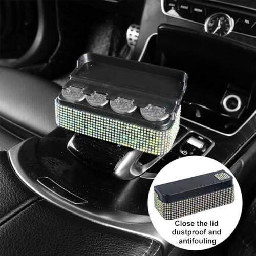 Porta Monedas para Auto con Cristales Brillantes miniatura 3