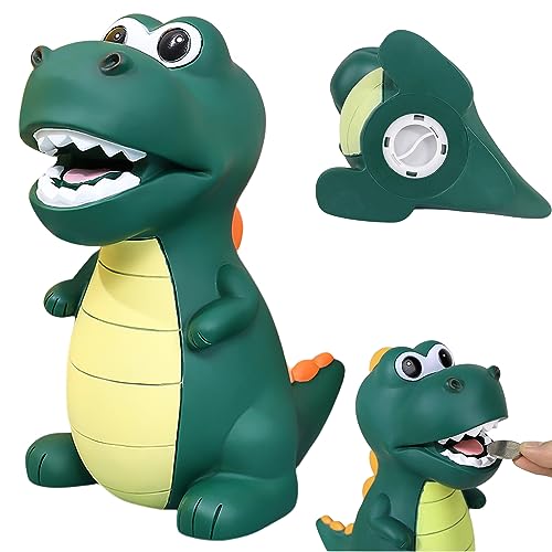 Nizirioo Tirelire dinosaure pour enfants : grande tirelire dinosaure pour garçons et filles,...