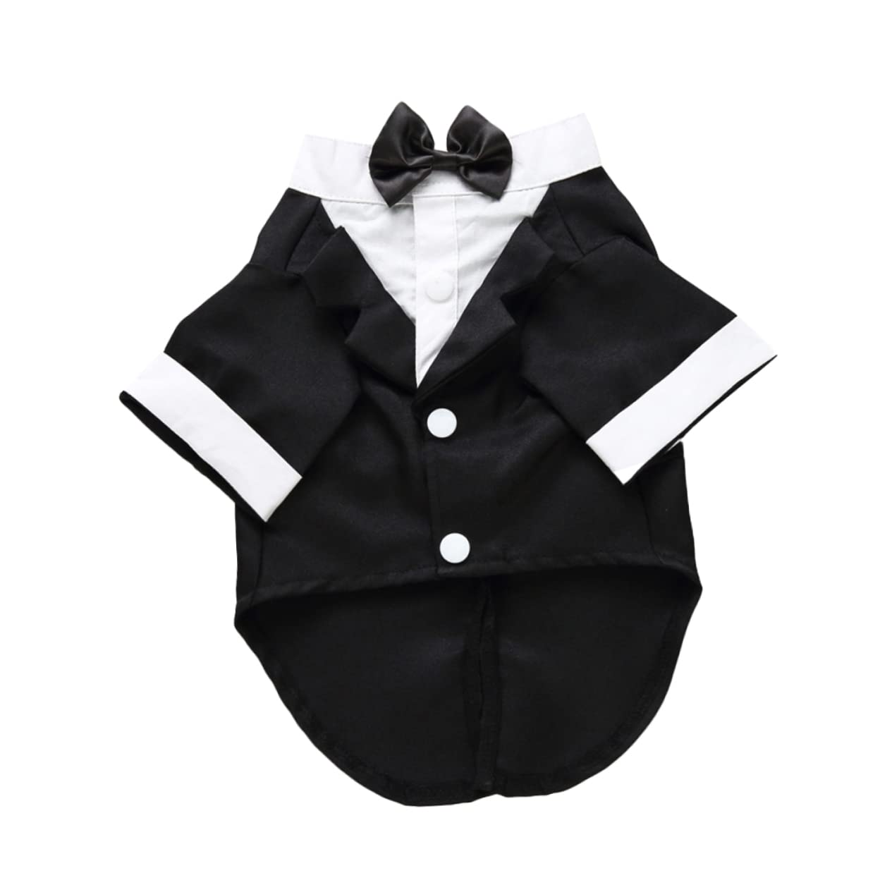 FOMIYES 3stücke Hundekostüm Für Besondere Anlässe Elegantes Schwarzes Anzug-Outfit Mit Fliege XL Komfortable Und Stilvolle Haustierbekleidung Für Hochzeiten Partys Und Feiertage