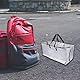 CAPASTEC 2 Stk. Aufbewahrungstasche Umzugstaschen mit Rucksackgurten, Reisetasche für Bettdecken Kleidung Bettwäsche Transparent