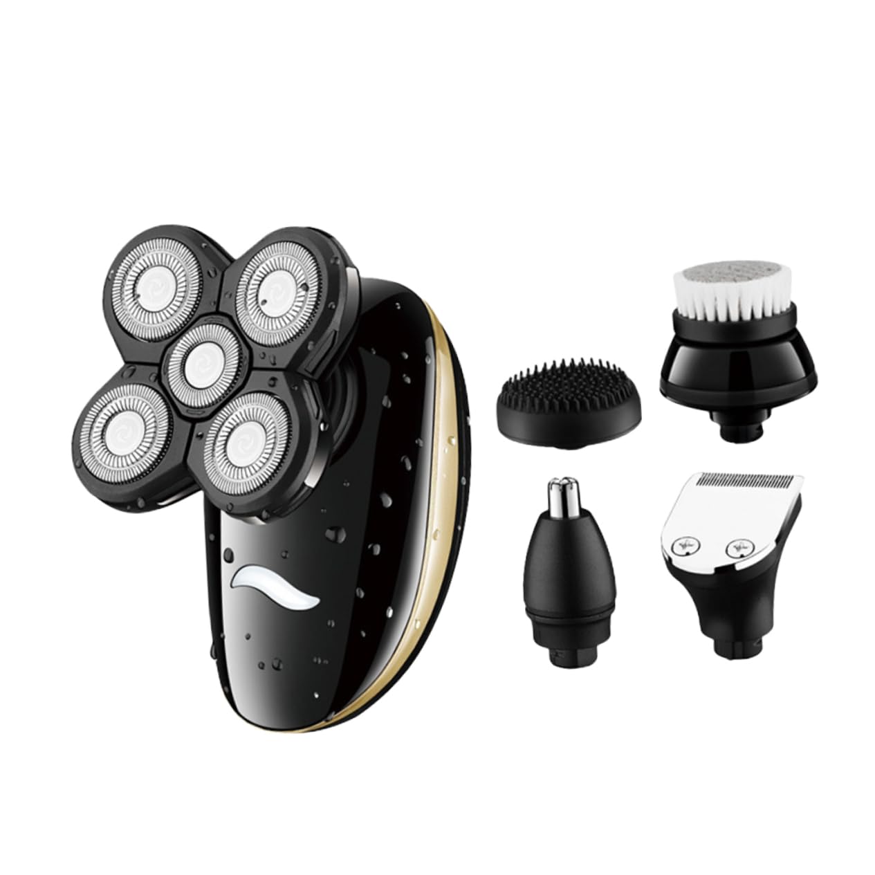 NOLITOY Rechargeable Wet Dry Electric Shaver for Men 5-in-1 Beard Trimmer Washable Razor Portable Shaver